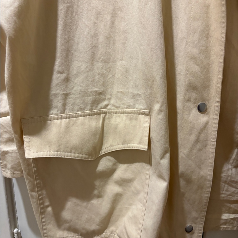 Toteme Cream Overshirt Washed Cotton - Picture 3 of 12